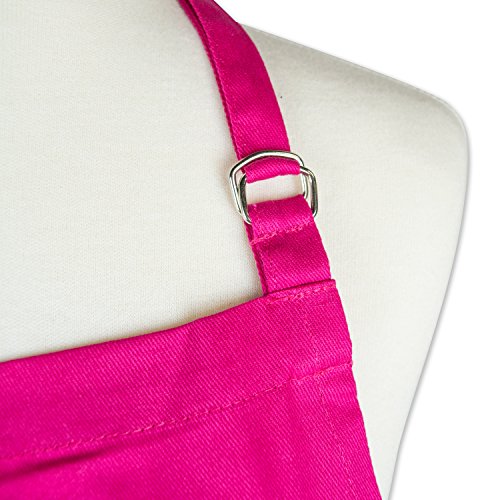 DII Everyday Basic Kitchen Collection, Chef Apron, Neon Pink