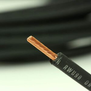 TEMCo 12 AWG/Gauge Solar Cable - Made in The USA 10 Feet Black (Variety of Lengths Available)