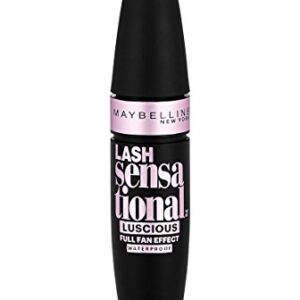 Maybelline New York Lash Sensational Luscious Waterproof Mascara, Brownish Black, 0.3 fl. oz.