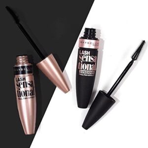 Maybelline New York Lash Sensational Luscious Washable Mascara, Blackest Black, 0.32 fl. oz.