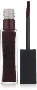 maybelline color sensational vivid matte liquid lipstick, possessed plum, 0.26 fl. oz.