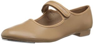 dance class maryjane tap shoe, 8 m us toddler, caramel