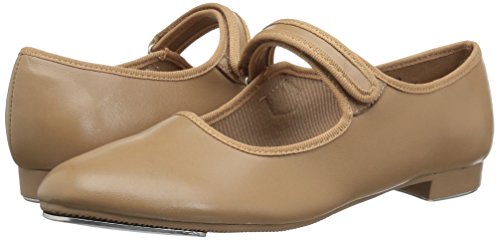 Dance Class Maryjane Tap Shoe, 8 M US Toddler, caramel