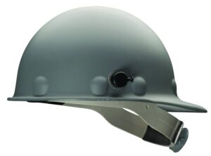 fibre-metal honeywell safety products safety p2aqrw09a000 super eight fiber glass cap style ratchet hard hat with quick-lok, grey, medium