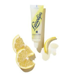 Lanolips Lemonaid Lip Treatment - Clear Lip Gloss and Exfoliant with Lanolin, Lemon Oil, Vitamin E Oil and Shimmer - Tinted Lip Balm for Dry, Cracked, Peeling Lips (12.5g / 0.42oz)