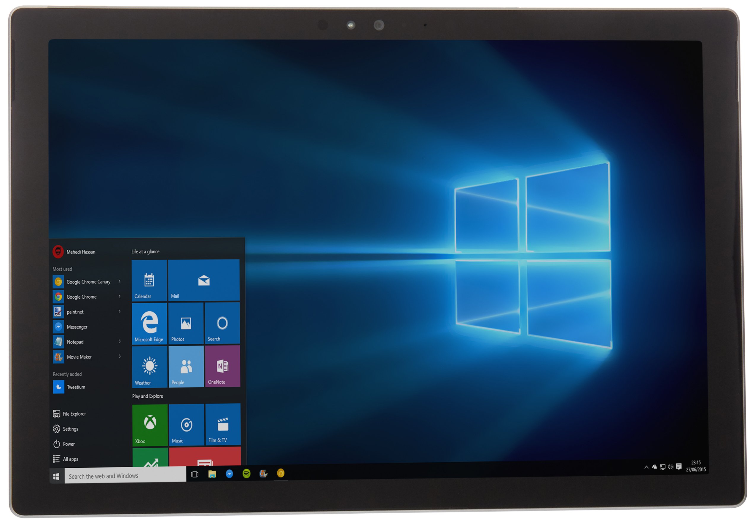 Microsoft Surface Pro 4 Tablet PC - 12.3" - PixelSense - 256GB 8GB RAM - Intel Core i5 i5-6300U Dual-core (2 Core) 2.40 GHz - 7AX-00001