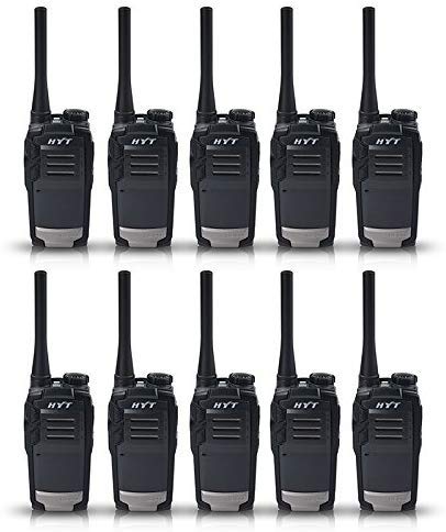 10pcs HYT TC-320 UHF 450-470MHZ Portable Two Way Radio Walkie Talkie Transceiver