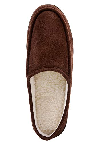 KingSize Men's Big & Tall Microsuede Clog Slippers - Big - 15 EW, Black