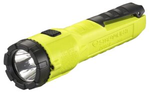 streamlight 68750 dualie 3aa 140-lumen intrinsically safe industrial flashlight with spot/flood and 3 "aa" alkaline batteries, yellow