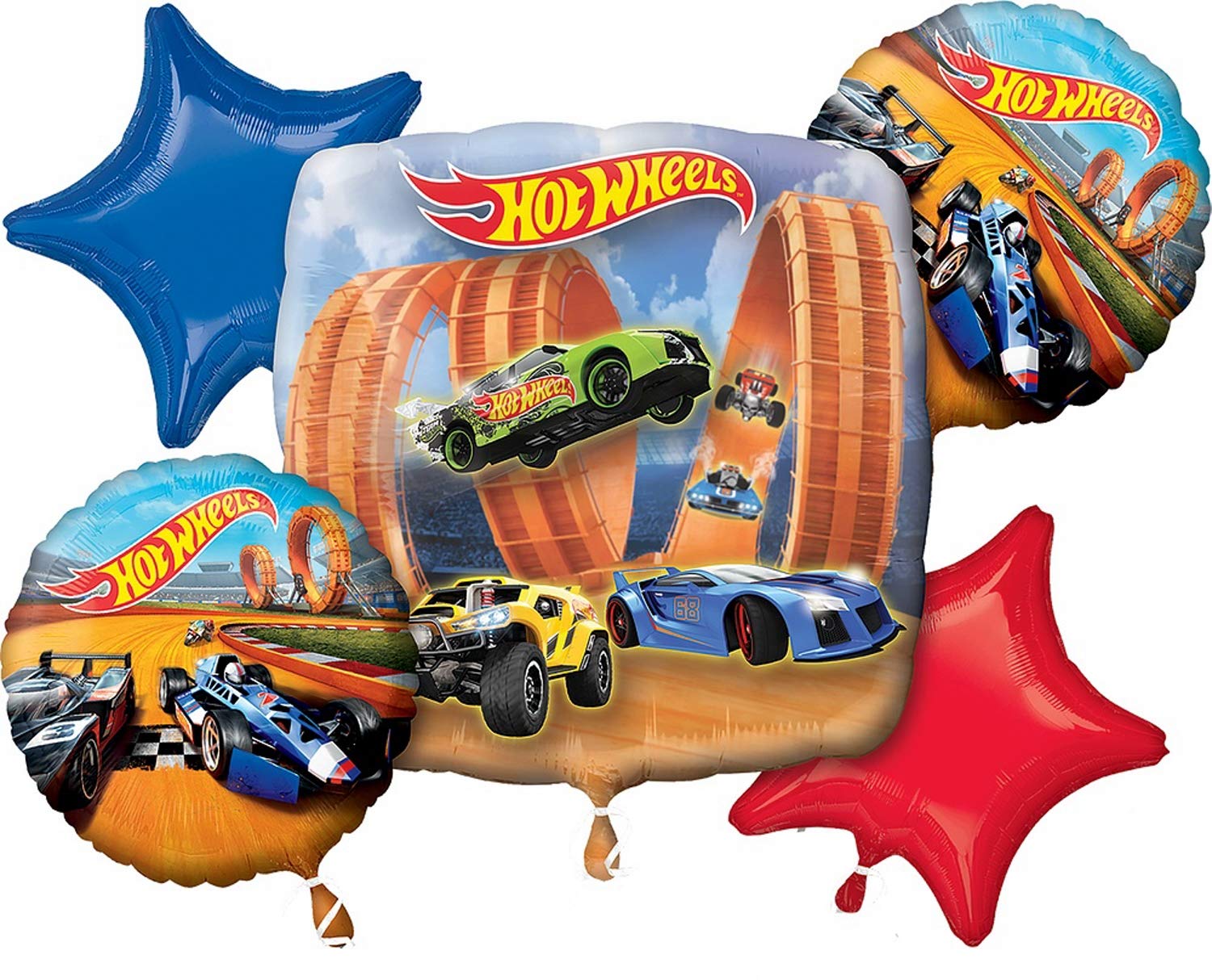 Anagram Hot Wheels Racer Bouquet of Balloons