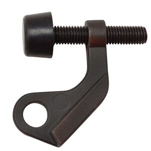 designers impressions® oil rubbed bronze heavy duty door guard hinge pin adjustable door stop : 8005
