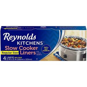 reynolds wrap slow cooker liners 13" x 21" round and oval boxed