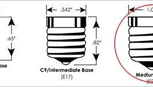 Creative Hobbies® 10J Flicker Flame Light Bulb -Flame Shaped, E26 Standard Base, Flickering Orange Glow - Box of 5 Bulbs