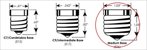 Creative Hobbies® 10J Flicker Flame Light Bulb -Flame Shaped, E26 Standard Base, Flickering Orange Glow - Box of 5 Bulbs