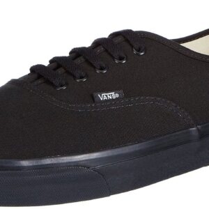 Vans Unisex Authentic Black/Black Canvas VN000EE3BKA Mens 11, Womens 12.5