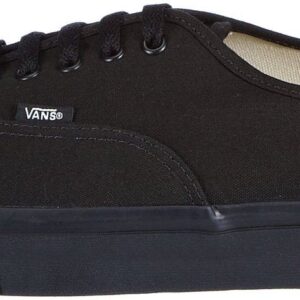 Vans Unisex Authentic Black/Black Canvas VN000EE3BKA Mens 11, Womens 12.5