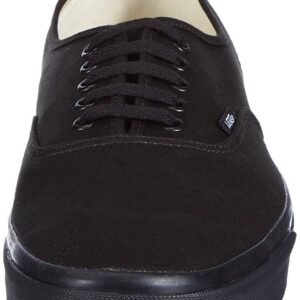 Vans Unisex Authentic Black/Black Canvas VN000EE3BKA Mens 11, Womens 12.5