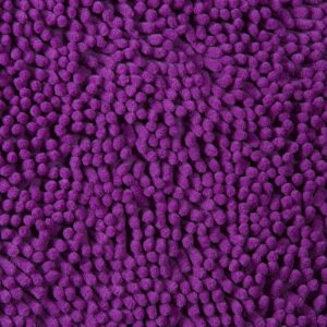 Lavish Home Memory Foam Shag Bath Mat (24x58), Purple