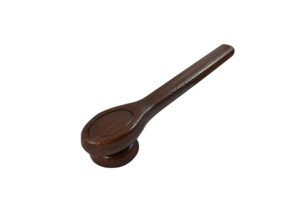 furniture rehab lever style recliner handle with mahogany finish fits lazy boy star hole for tube