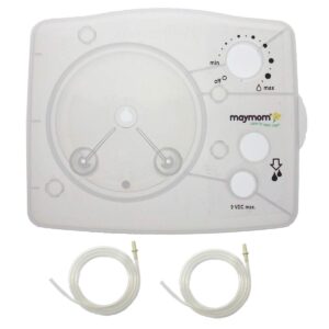 maymom brand diaphragm cap faceplate compatible with medela pump in style advanced breastpump (9v clear)