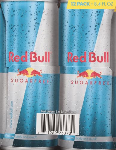 Red Bull Sugarfree, Energy Drink, 8.4-Fl OZ (12 Pack)