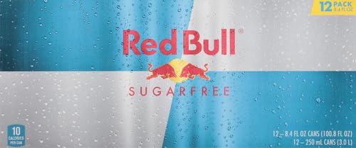 Red Bull Sugarfree, Energy Drink, 8.4-Fl OZ (12 Pack)