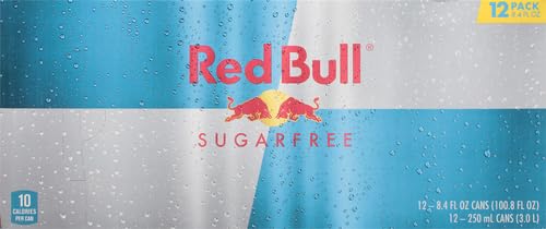 Red Bull Sugarfree, Energy Drink, 8.4-Fl OZ (12 Pack)