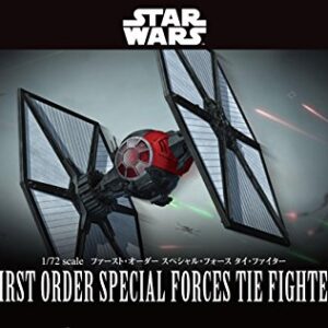 Bandai Hobby BAN203219 Star Wars First Order Special Forces Tie Fighter, 1/72 Scale