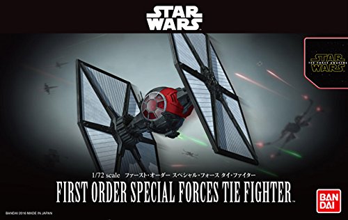 Bandai Hobby BAN203219 Star Wars First Order Special Forces Tie Fighter, 1/72 Scale