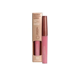 mineral fusion lip gloss, lovely, 0.135 ounce