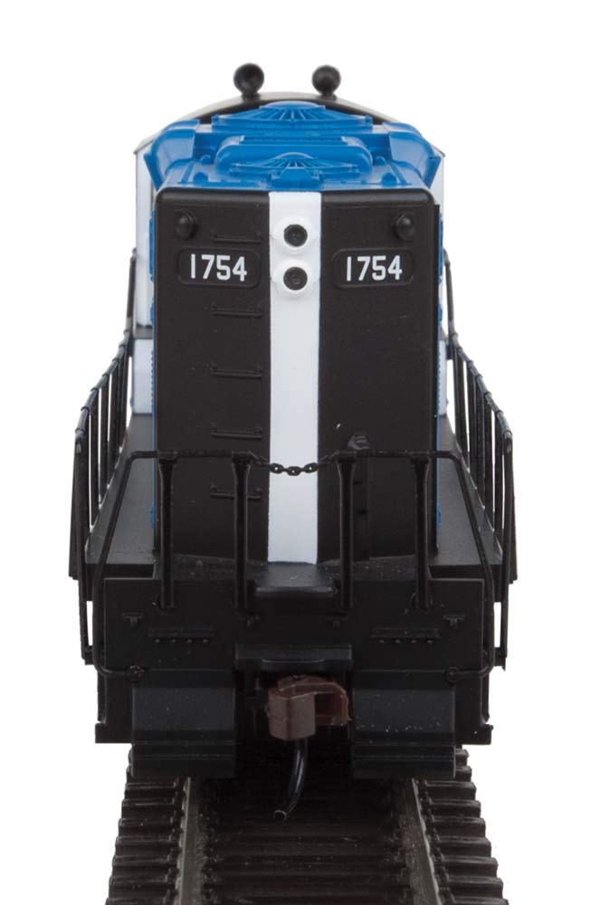 Walthers Trainline HO Scale Model EMD GP9M Standard DC Boston & Maine #1754 Train, Blue/Black/White, EMD GP9M Boston & Maine