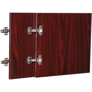 llr59574 - lorell essentials mahogany wall hutch door kit
