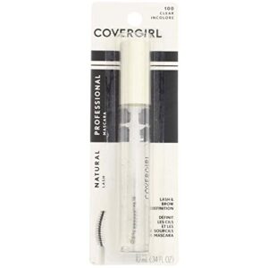 covergirl professional natural lash mascara, clear [100] 0.34 oz