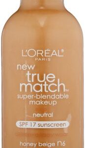 L'Oréal Paris True Match Super-Blendable Makeup, Honey Beige, 1 fl. oz.