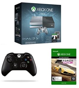xbox one 1tb console - halo 5: guardians limited edition bundle + xbox one wireless controller + forza horizon 2 [emailed digital code]