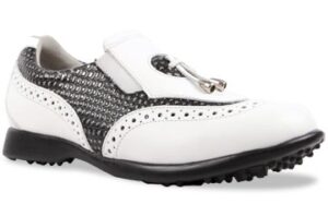 sandbaggers madison ii women's golf shoes (black, 5)