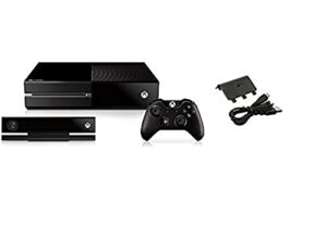xbox one console + kinect + spare controller rechargeable battery pack + usb cable console bundle