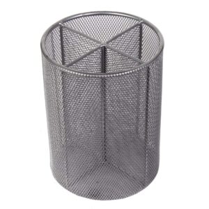 ybm home silver mesh quartet cup utensil organizer caddy 2373-2 (2)