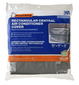 thermwell cc36xh 36x48x34 rect a/c cover, 36 by 48 by 34", grey