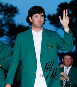 kirkland signature bubba watson, golf superstar, 8 x 10 autograph photo on glossy photo paper