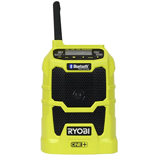 Ryobi ZRP742 18V ONE+ Compact Radio with Bluetooth (Renewed)
