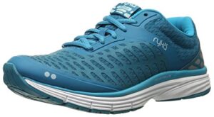 ryka women's indigo running shoe,blue/silver,7.5 m us