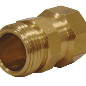 Dramm Brass Hose Swivel to Freely Move Hose and Wand Independently, No Kinking or Fighting with Hose, Brass