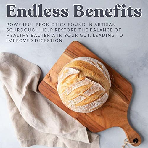 Cultures for Health Gluten Free Sourdough Starter | Heirloom Dehydrated Culture for Baking Gluten Free Bread | DIY Gluten Free Pasta, Pizza Dough, Pie Crust, & More | Non-GMO Prebiotic Sourdough Bread