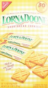 nabisco lorna doone shortbread cookies - 30 count