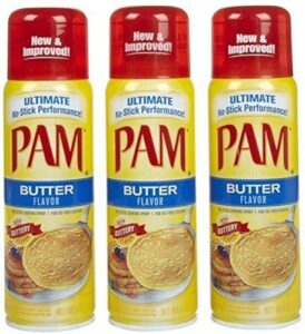 pam butter flavor cooking spray, 5 oz 3pack by pam