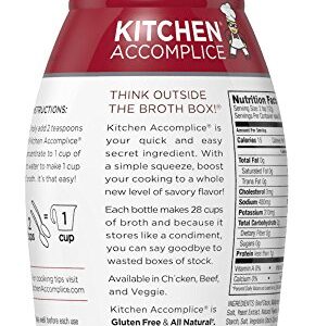 Kitchen Accomplice Reduced Sodium Chicken Broth Concentrate, 12 Ounce