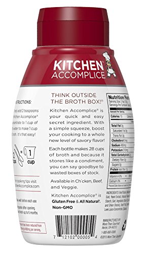 Kitchen Accomplice Reduced Sodium Chicken Broth Concentrate, 12 Ounce