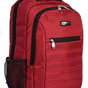 Mobile Edge Smartpack 15.6 Inch Laptop Backpack with Separate Padded Tablet Compartment Crimson Lightweight Red for Men, Women, MEBPSP7, Crimson Red