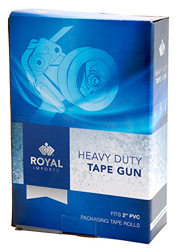 Royal Imports Packing Tape Dispenser, Shipping Tape Gun, Heavy Duty Roller for Box Sealing, Moving, Office, Warehouse, Packaging, Industrial Durable Handheld Tape Cutter - Fits 2" Wide Rolls